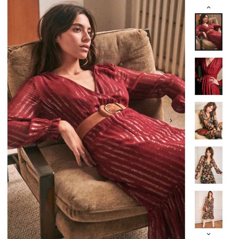 NWT Sezane TITIANE DRESS